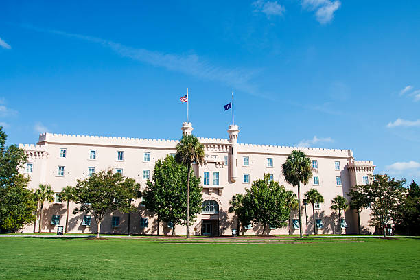 istock Old Citadel Building in Charleston 158382834
