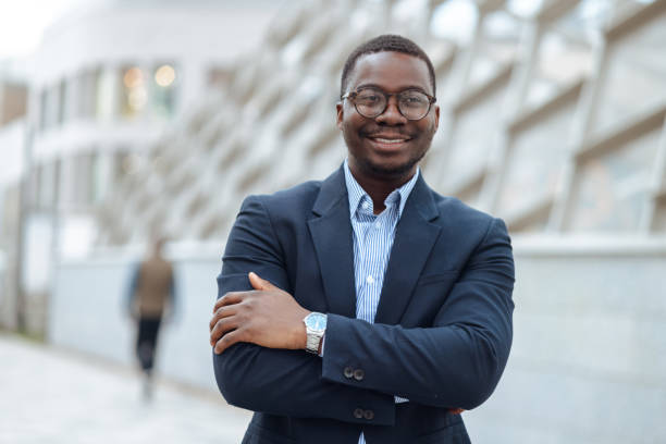 istock Confident young African-American businessman 1583829086