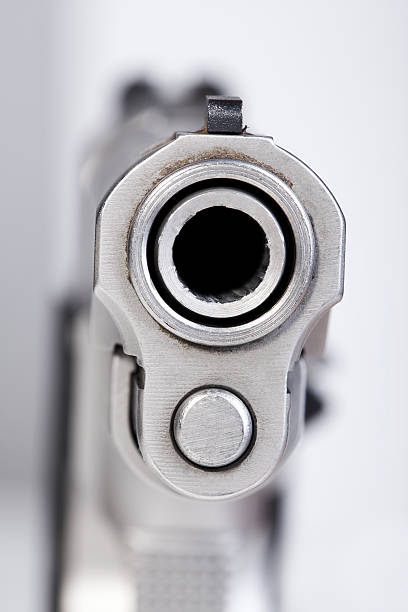 istock Barrel of a Gun 158386354