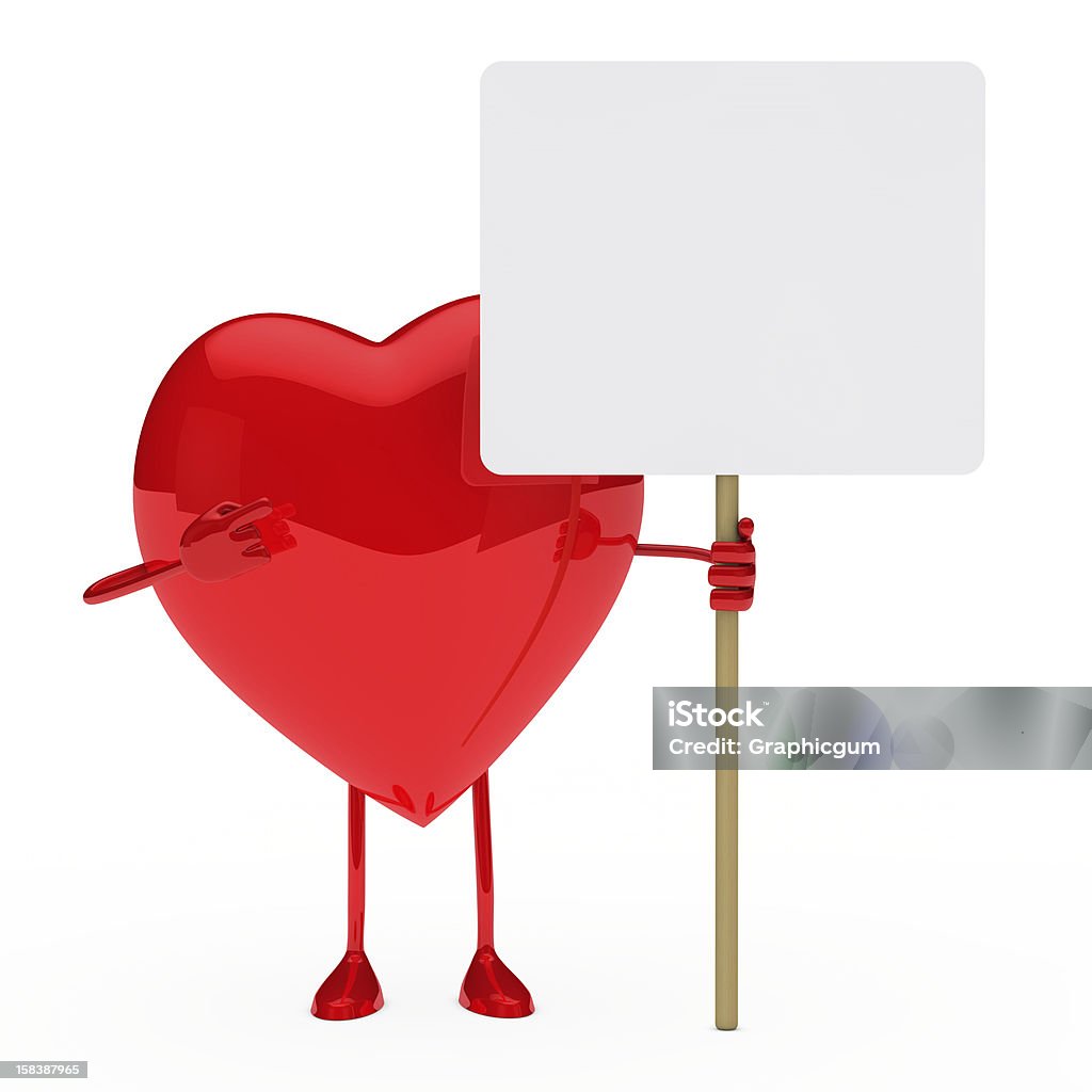 Coração vermelho show - Foto de stock de Amor royalty-free