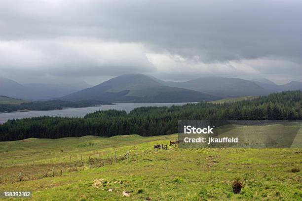 Photo libre de droit de Highlands Nuages De Loch banque d'images et plus d'images libres de droit de Colline - Colline, Forêt, Horizontal