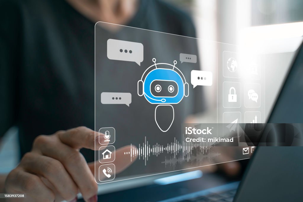 Using Chat Bot On Computer Using System Ai Chatbot In Computer Or Mobile Application Chatbot ...