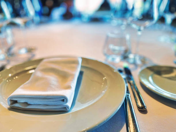 istock close up luxurious prepared vip table 1583959748