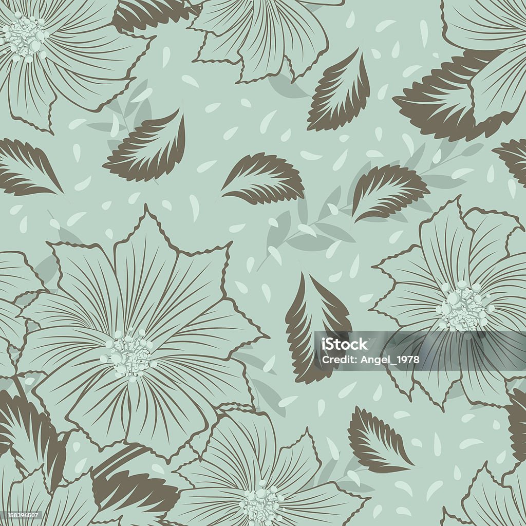 seamless floral pattern Seamless vector floral pattern. For easy making seamless pattern just drag all group into swatches bar, and use it for filling any contours. Floral Pattern stock vector