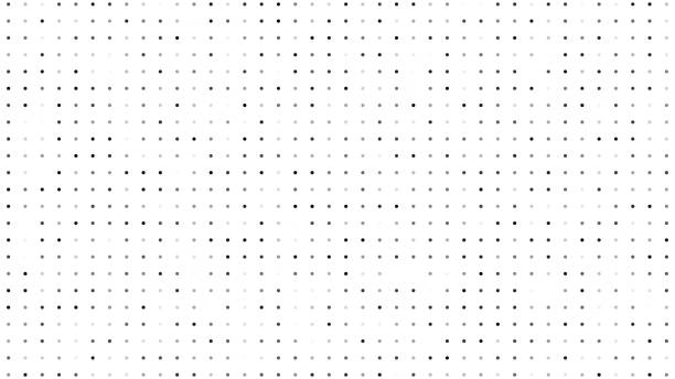 ilustrações de stock, clip art, desenhos animados e ícones de monochrome halftone background with dots - halftone pattern spotted distressed box