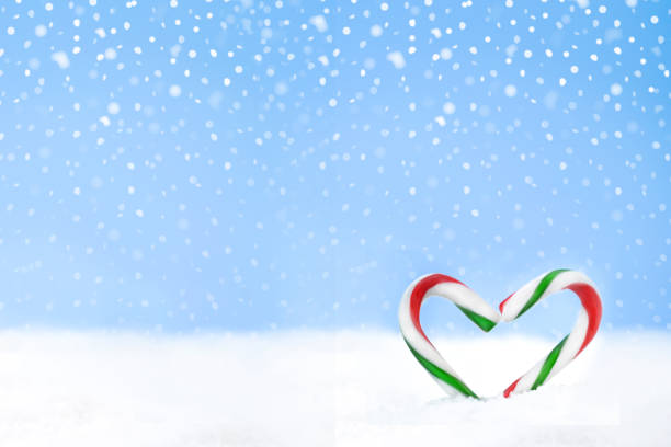 istock Candy cane holiday greeting card 1583977992