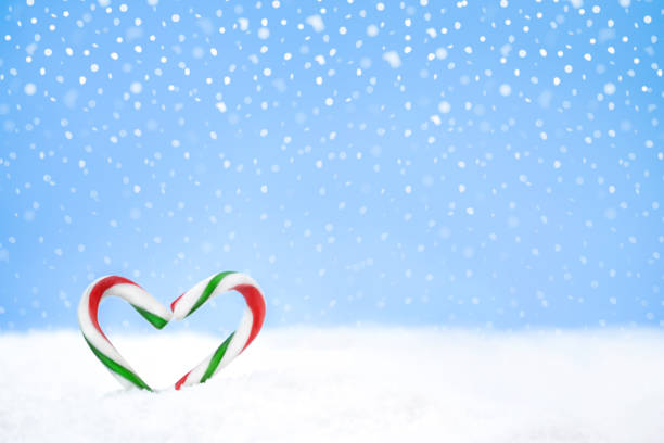 istock Candy cane holiday greeting card 1583978005