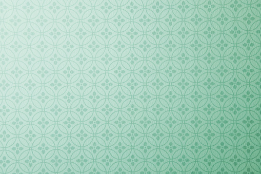 Green background of Japanese paper