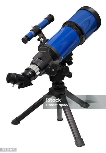 Telescópio - Fotografias de stock e mais imagens de Ciência - Ciência, Ampliação, Branco