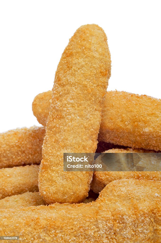 냉동상태의 치킨 손가락 - 로열티 프리 치킨 너겟 스톡 사진
