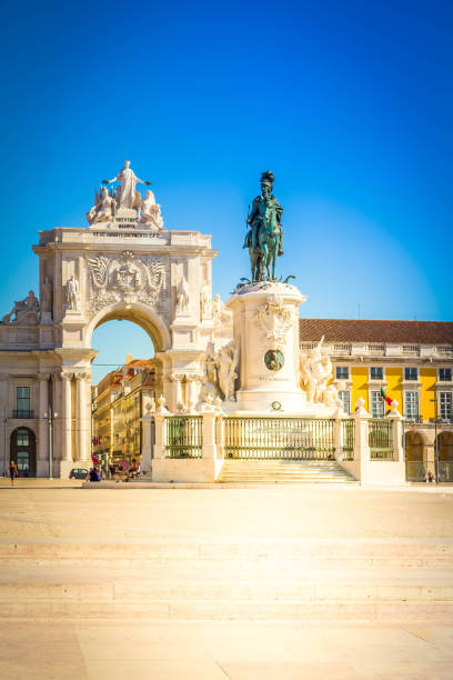 istock Rua Augusta Arch in Lisbon, Portugal 1584063044