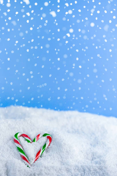 istock Candy cane holiday greeting card 1584065696