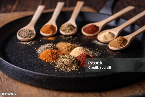 Mexican Spices Stock Photo - Download Image Now - Spice, Ground - Culinary, Mexican Food