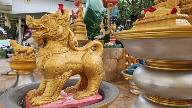istock Singha in Wat Raiking 1584122781