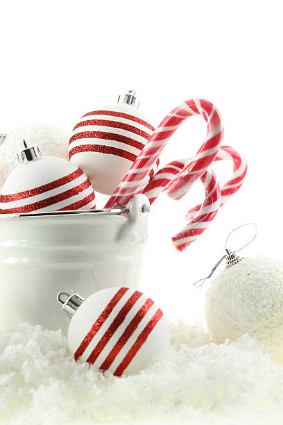 istock Christmas balls and candies 158412648