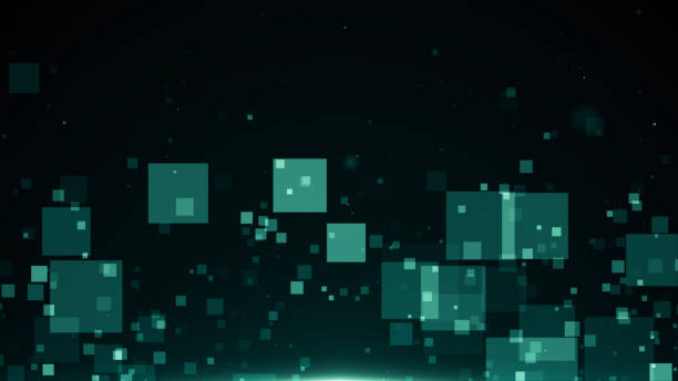 istock Particles dust abstract light bokeh motion titles cinematic background 1584139496