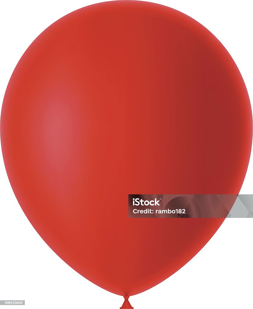 Balão Vermelho - Royalty-free Balão - Enfeite arte vetorial