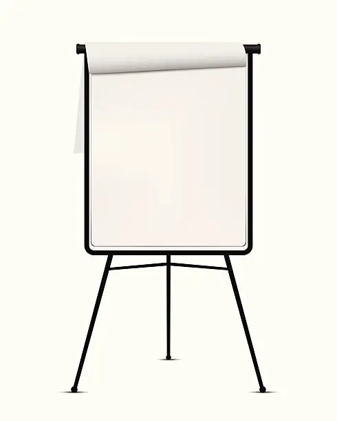 Vector illustration of Flip Chart