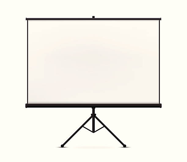 projekční plátno - projekční plátno stock ilustrace