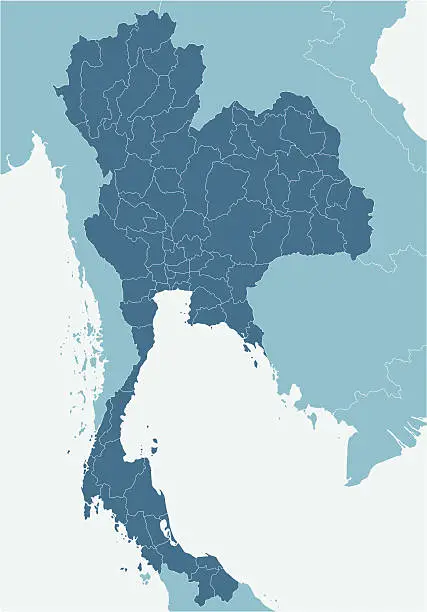 Vector illustration of Thailand