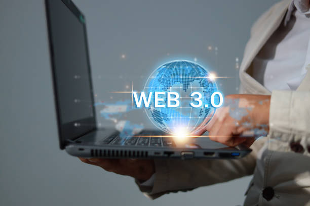 istock Technology and WEB 3.0  and storage online for computer business network ideas connected to Internet server services for cloud transfer shown in the future Network of Data. 1584243417
