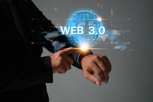 istock Technology and WEB 3.0  and storage online for computer business network ideas connected to Internet server services for cloud transfer shown in the future Network of Data. 1584243436