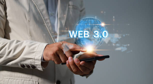 istock Technology and WEB 3.0  and storage online for computer business network ideas connected to Internet server services for cloud transfer shown in the future Network of Data. 1584243873