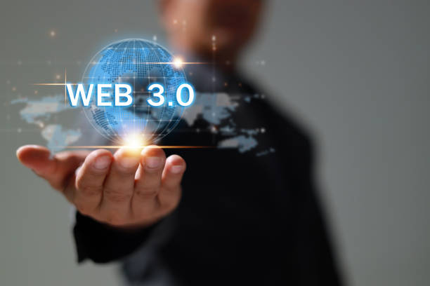 istock Technology and WEB 3.0  and storage online for computer business network ideas connected to Internet server services for cloud transfer shown in the future Network of Data. 1584243882