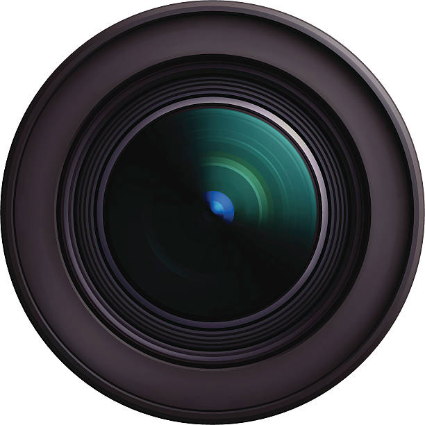카메라 렌즈 - lens camera photography photograph stock illustrations