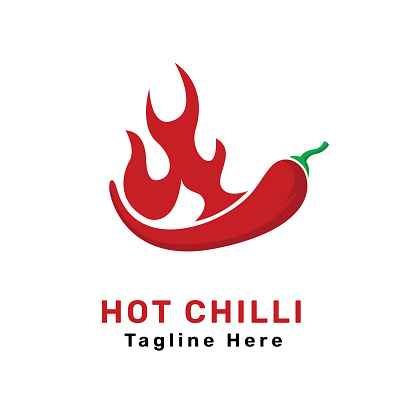 Red Chiles Pepper sign Vector. Chiles Illustration vector