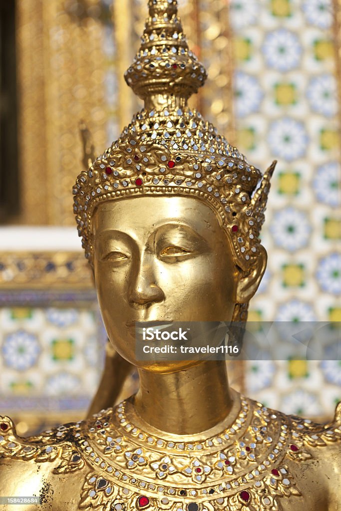 Kinnari Statue du Grand Palais à Bangkok - Photo de Bangkok libre de droits