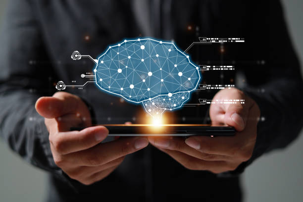 istock Brain of AI, Symbolic, Machine learning, artificial intelligence of futuristic technology. AI network of brain on business analysis, innovative and business growth development. 1584301124