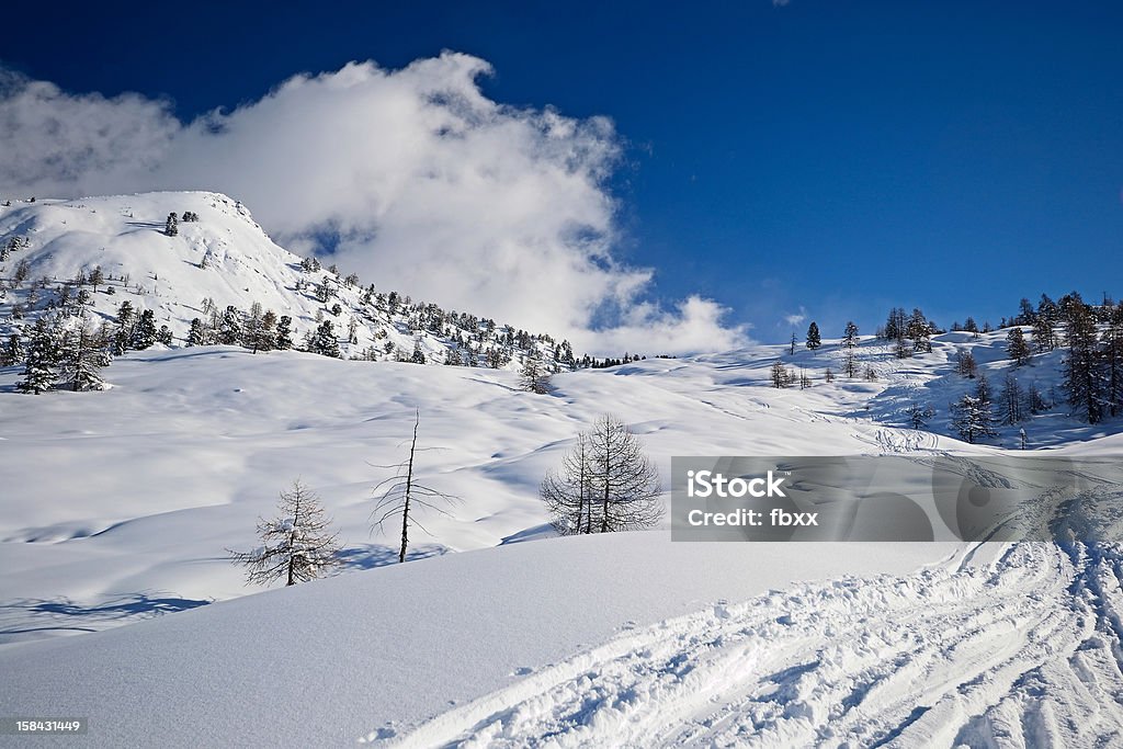 Esqui Fora de paisagem - Foto de stock de Alpes europeus royalty-free