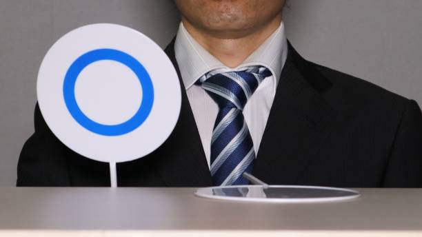 istock Round stick and businessman 1584331016