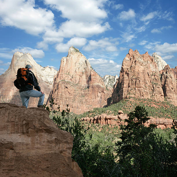 istock XXXL hiker overlooking canyon 158433246