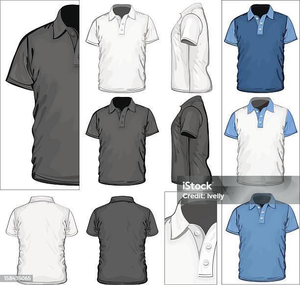 メンズポロシャツシャツデザインテンプレート - ポロシャツのベクターアート素材や画像を多数ご用意 - ポロシャツ, テンプレート, Tシャツ