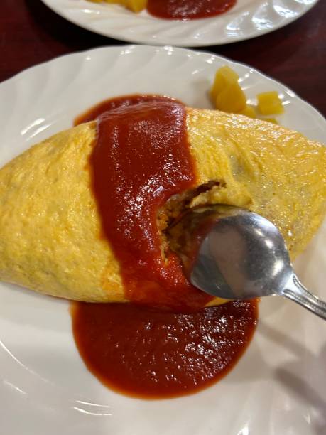 Japanese cuisine, omelet rice