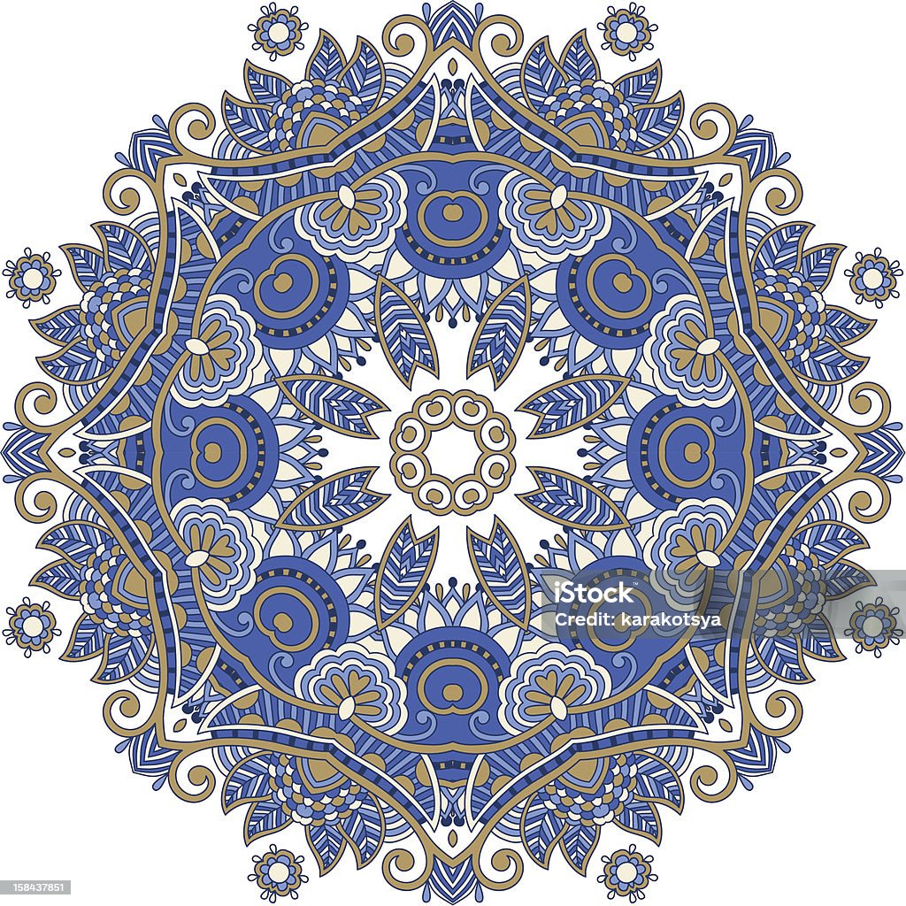 Cerchio decorazione di - arte vettoriale royalty-free di A forma di stella