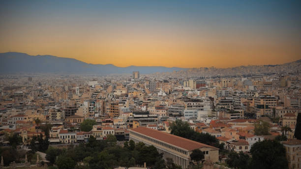 istock The landscape sunset view with granada cityscape town background 1584430013
