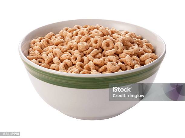 Oat Cereal Isolated With Clipping Path Stock Photo - Download Image Now - Breakfast Cereal, Cereal Plant, Bowl