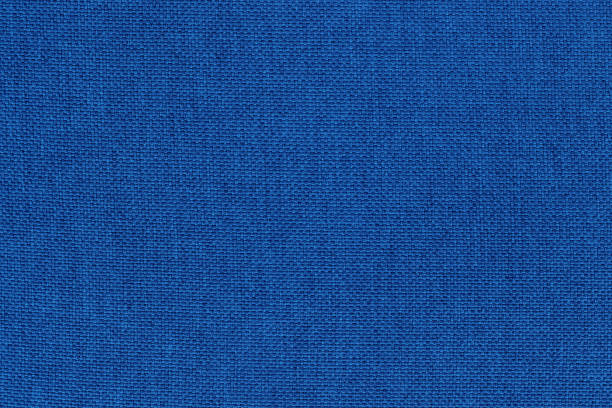 istock Dark blue fabric cloth texture background, seamless pattern of natural textile. 1584479399