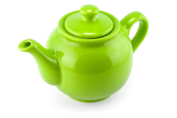 istock green teapot isolated on white background 158449174