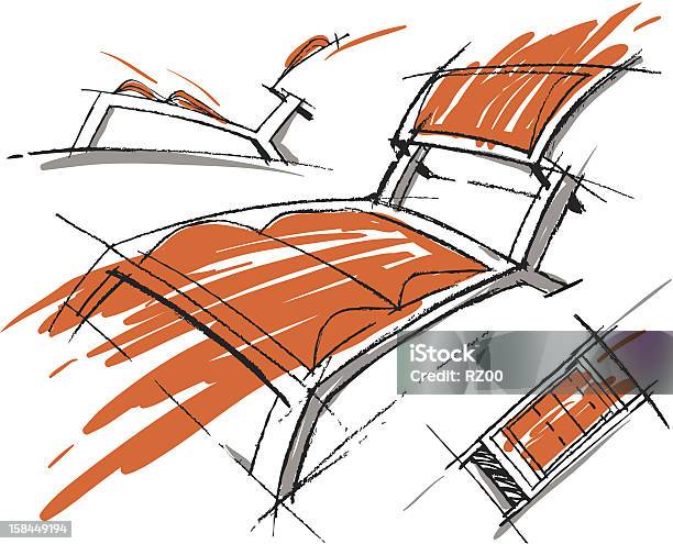 Sketches Of Furniture Stock Illustration - Download Image Now - Abstract, Apartment, Armchair