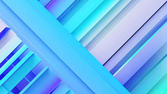 Abstract background with oblique lines, cool gradients, for the background image.,3d rendering