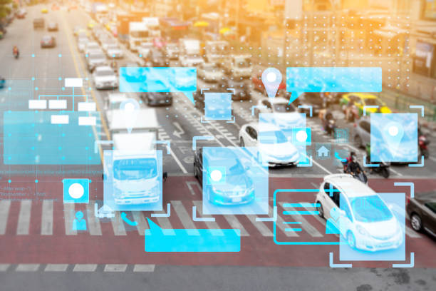 istock Utilize camera technology to keep tabs on individuals and cars in public areas. ,Verifying the status of persons and vehicles with AI 1584561662