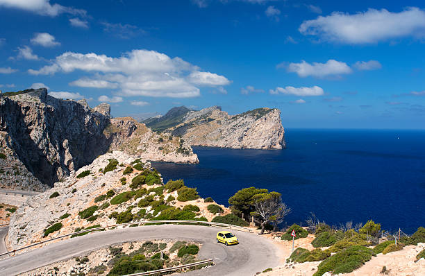istock Car on road near cape Formentor 158456486
