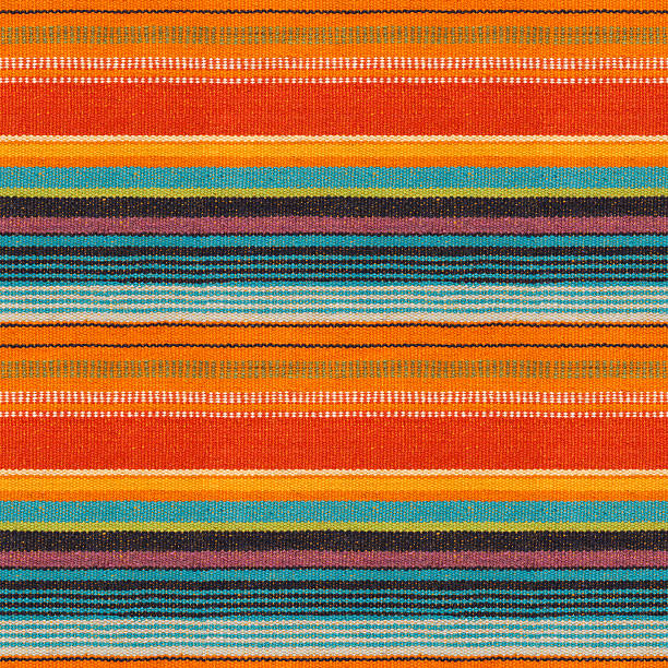 Textile Detail Seamless Background with Mexican Color Textile Detail Seamless Background with Mexican Color woven fabric photos stock pictures, royalty-free photos & images