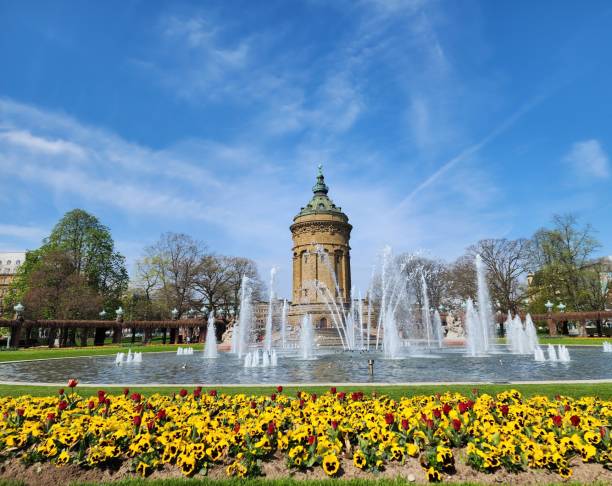 istock Wasserturm Mannheim was Mannheim's first urban water tower. It is now a famous tourist destination in Germany. 1584576156