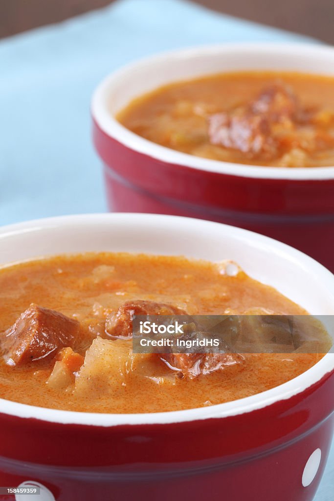 Soupe de chou et piment rouge - Photo de Aliment libre de droits