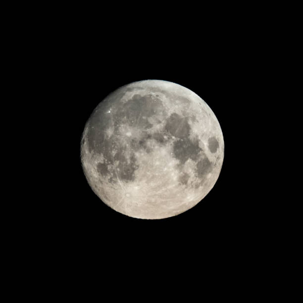 istock Detailed image of the full moon. 1584683995